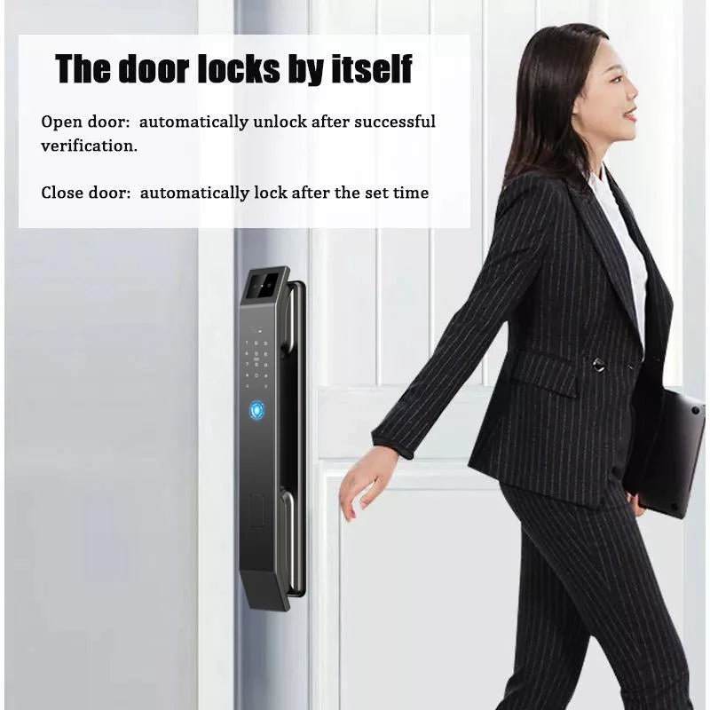 YKESDL 3D Face Recognition Digital Door Lock With Camera