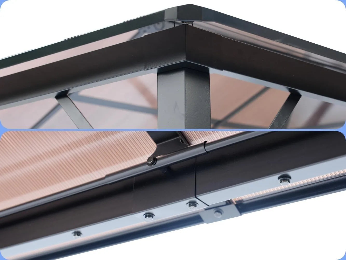 High Concerned Gazebo Aluminum Frame Outdoor Patio Shelter