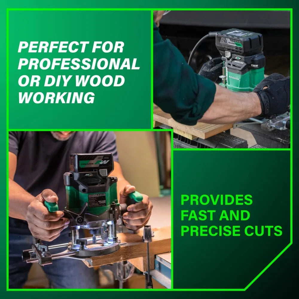 High Concerned Cordless Plunge Router 36V With LED Light