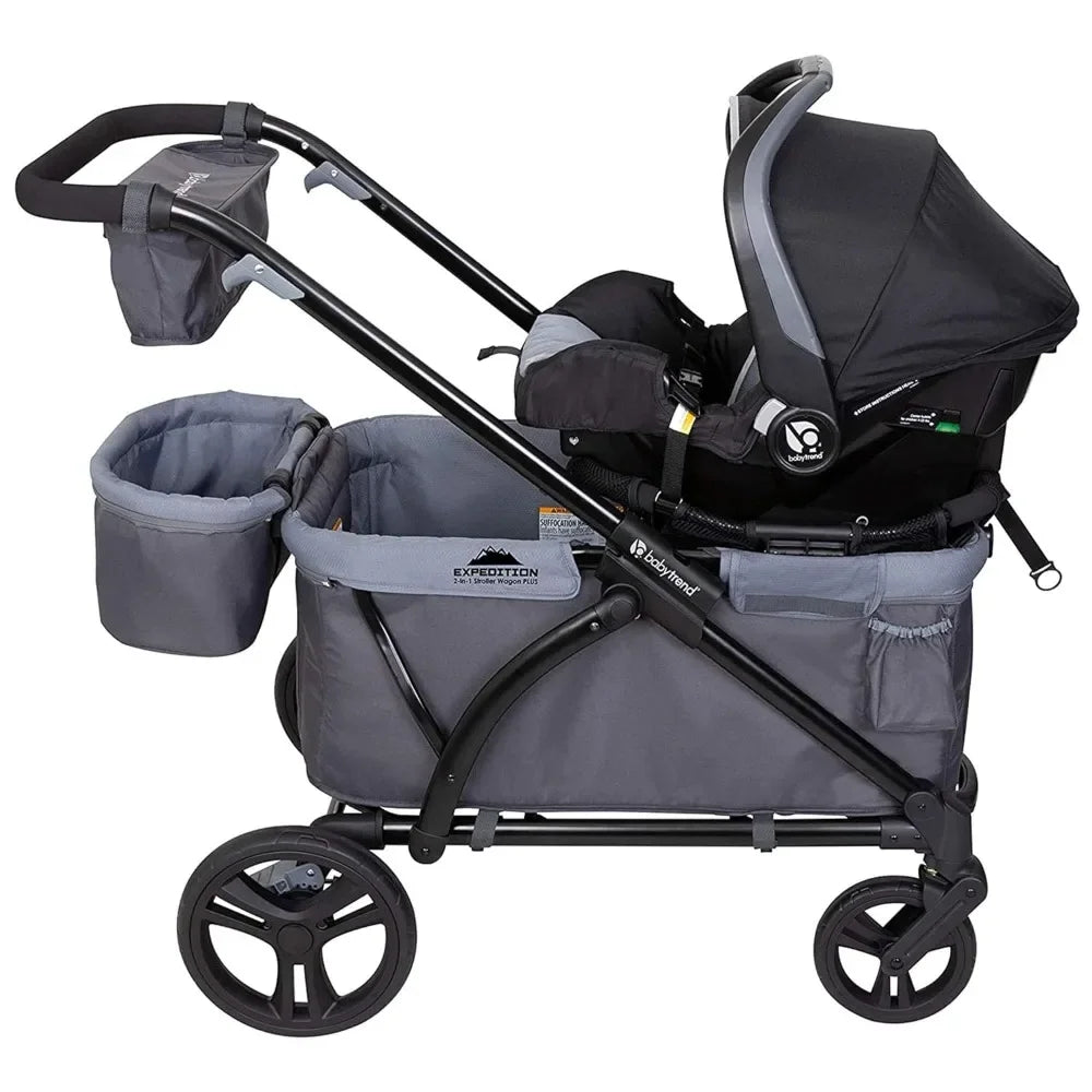 Expedition 2-In-1 Stroller Wagon Plus All Terrain Foldable