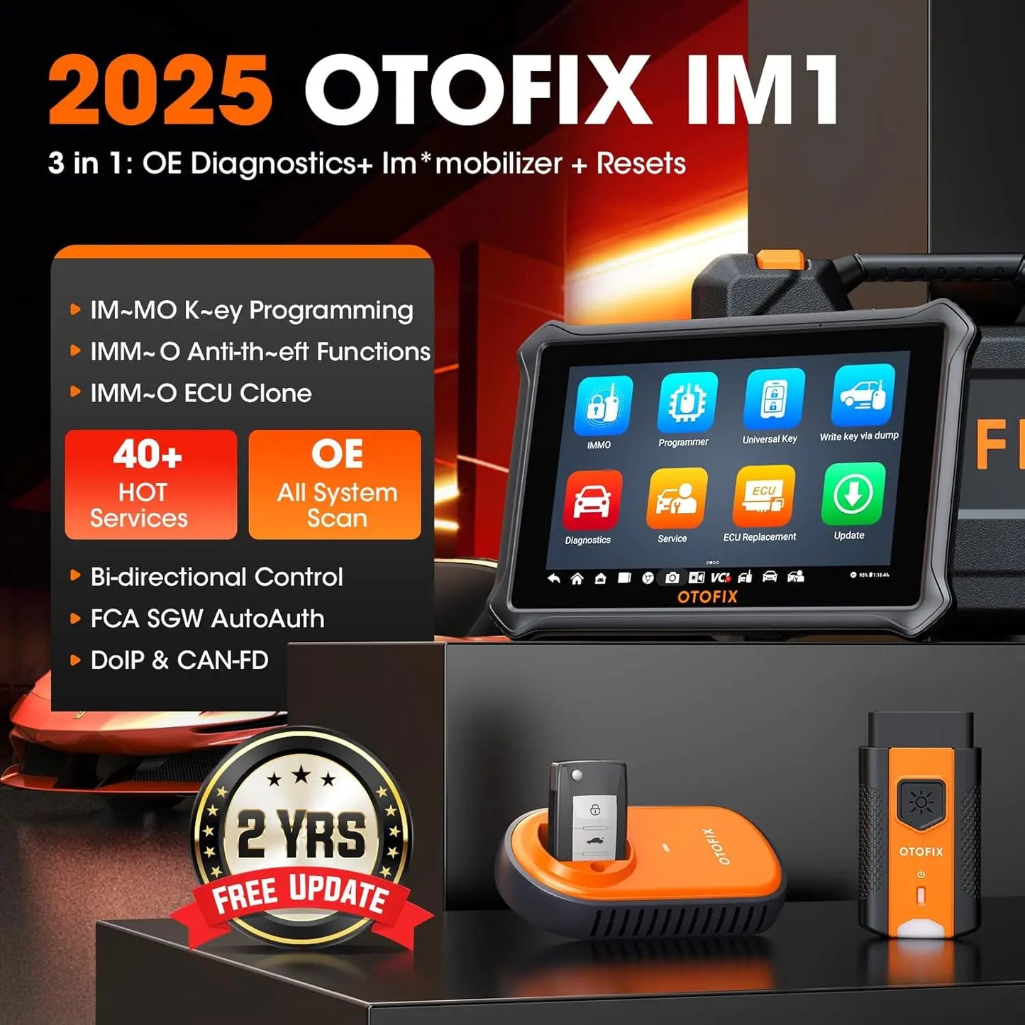 Otofix IM1 XP1 Key FOB Programmer And Diagnostic Tool