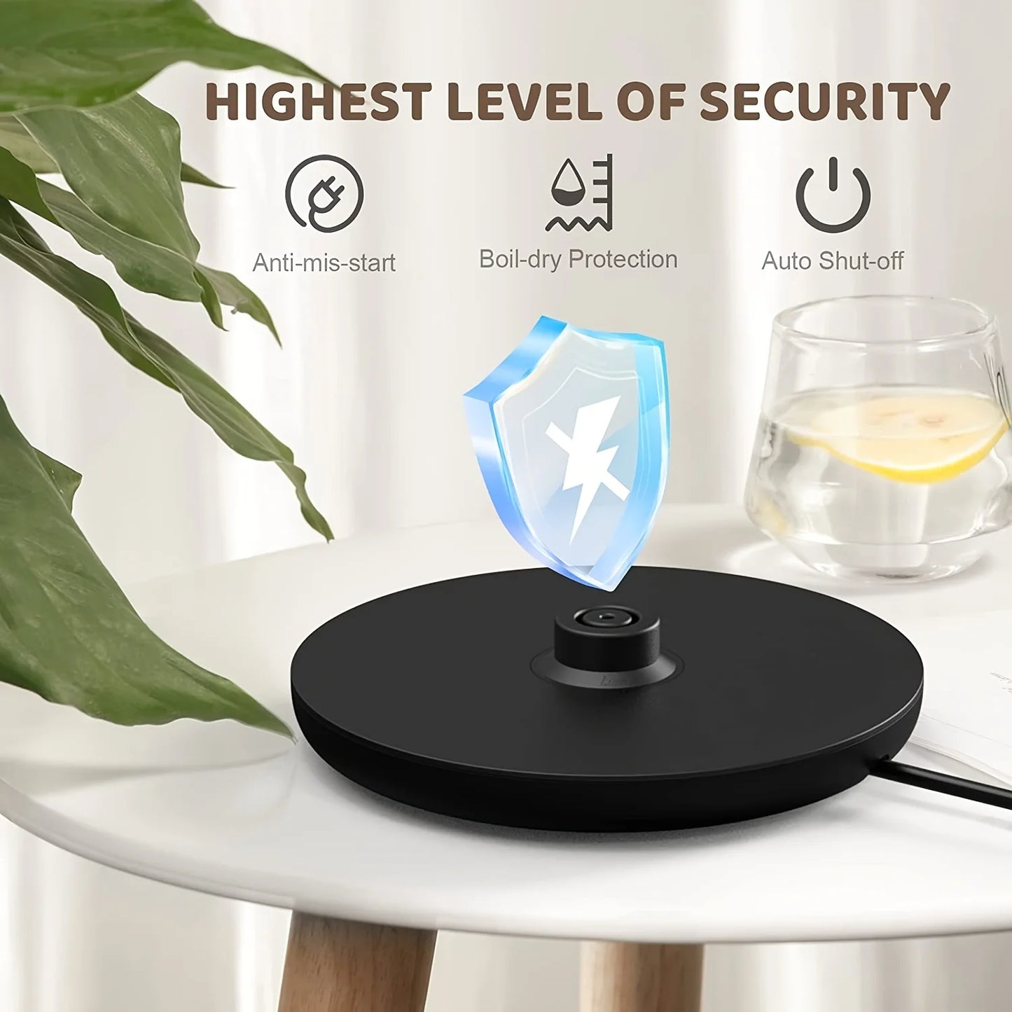 Octavo Electric Kettle With Seven Heat Settings LED Display