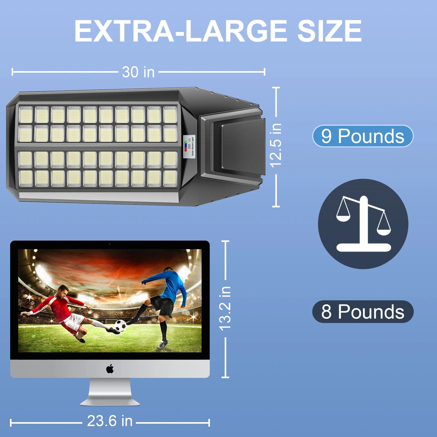 Solar Street Light Outdoor Motion Sensor Garden Wall Lamp