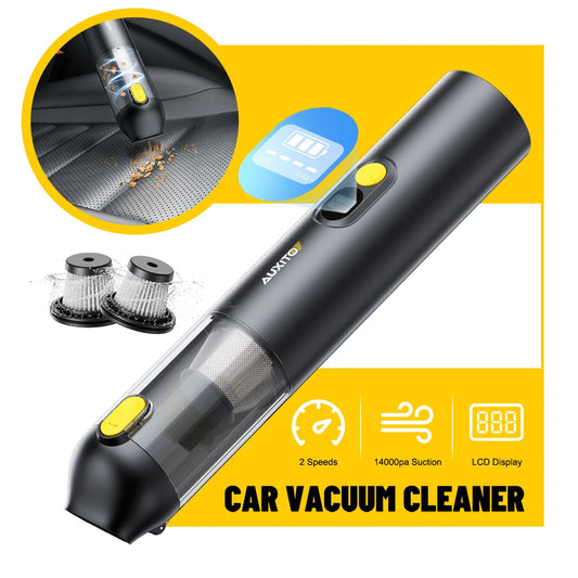 AUXITO Wireless Type C Mini Car Vacuum Cleaner Handheld