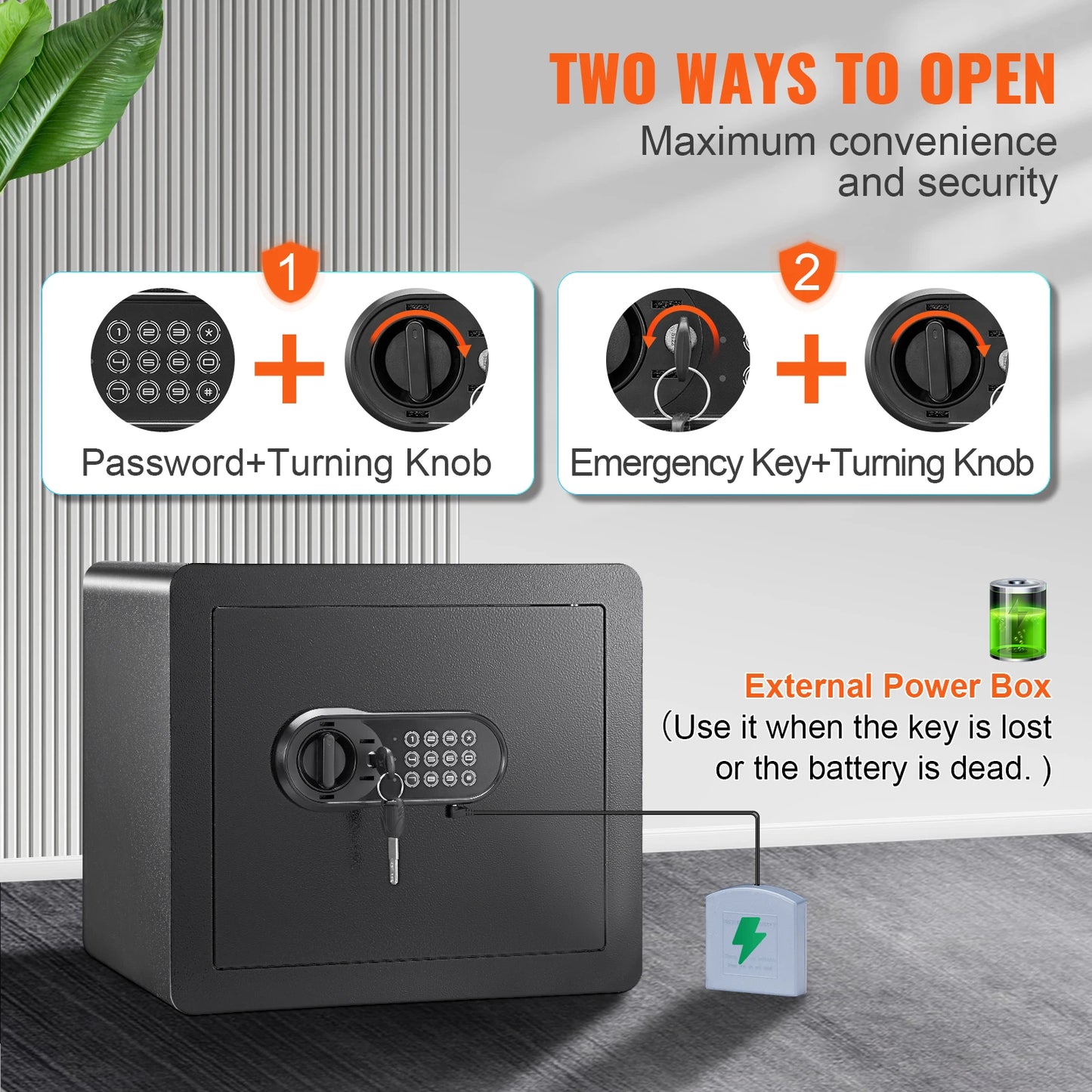 SucceBuy Electronic Safe Deposit Box With Digital Access