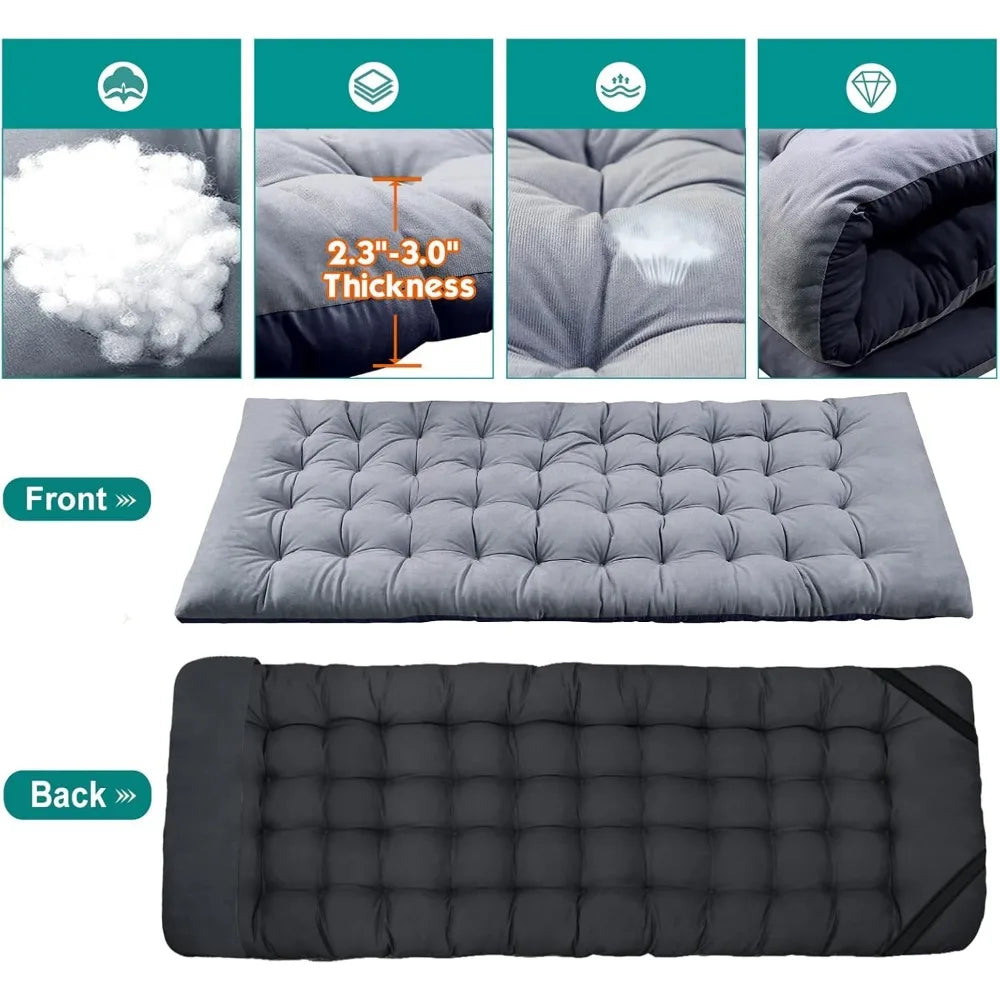 DAFIFY Camping Cot With Mattress Portable Bed Frame