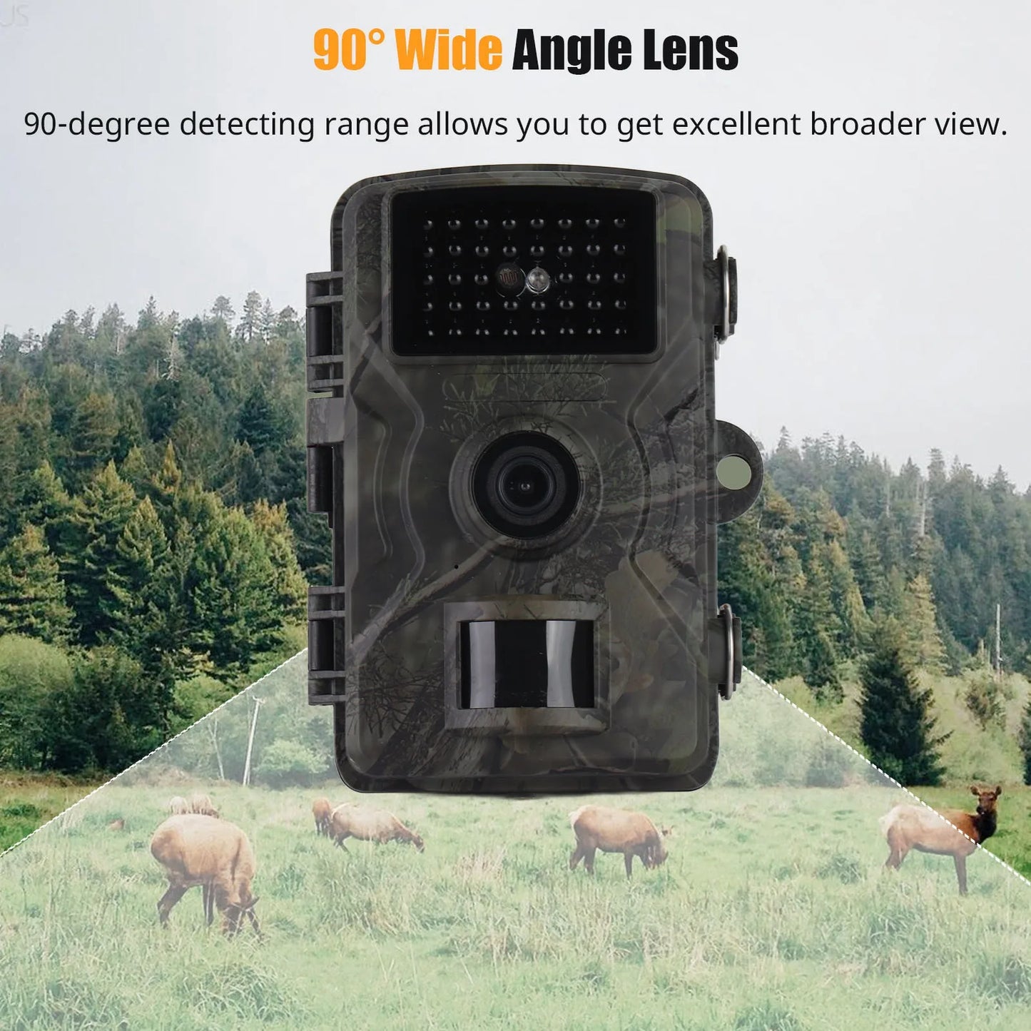 Hilitand 1080P Hunting Camera 16MP Night Vision TrailCam