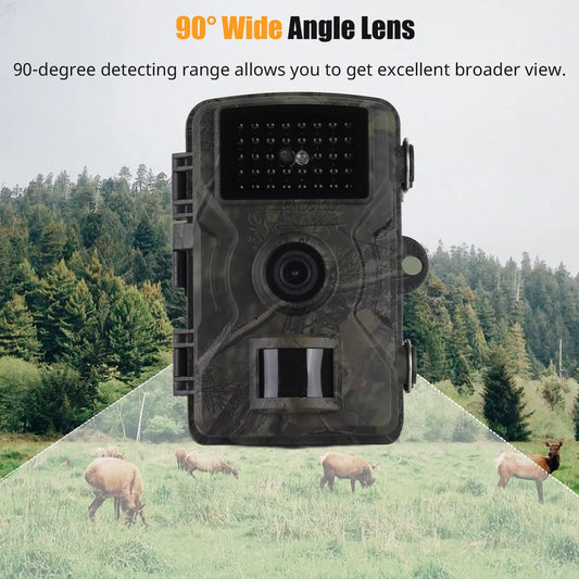 Hilitand 1080P Hunting Camera 16MP Night Vision TrailCam
