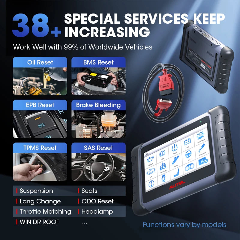 Autel MK808S Car Diagnostic Tool OBD2 Bidirectional Scanner