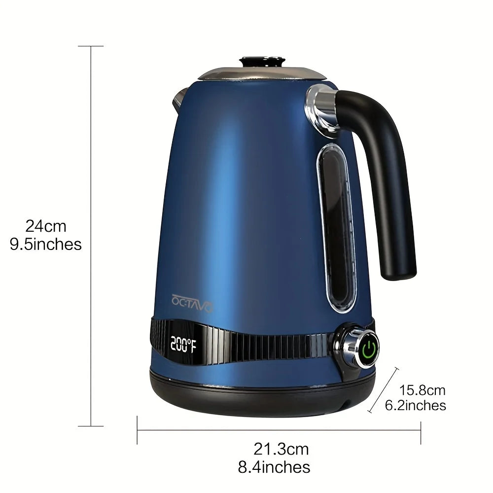 Octavo Electric Kettle With Seven Heat Settings LED Display